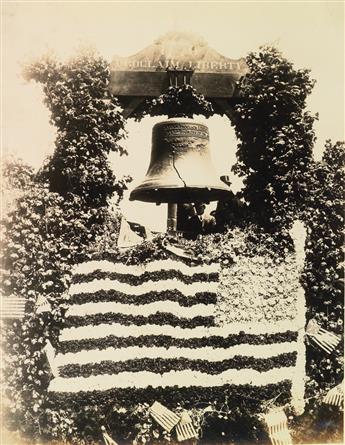 HARRY KUENZEL (active 1905-20) Presentation album with 580 photographs of The Old Liberty Bell being transported from Philadelphia to S